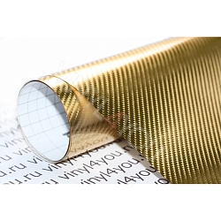 Пленка Карбон 4D хром золото