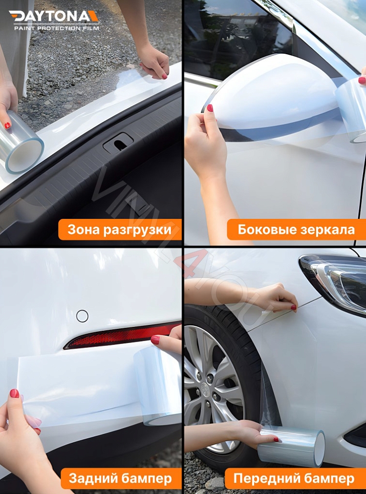 Полиуретановая защитная лента DAYTONA PPF S300 ширина 5см